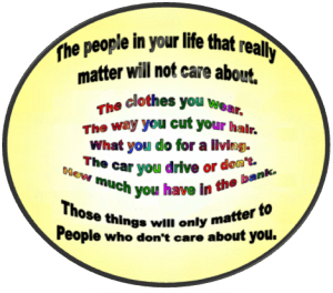 The real you is what's important.