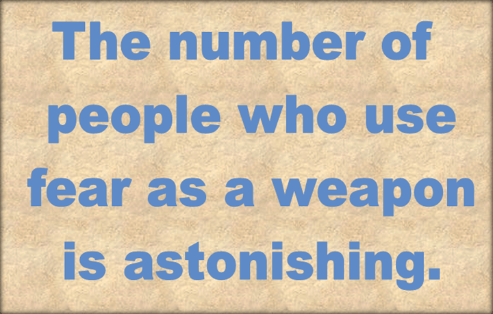 Do not be manipulated.