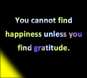 happiness and gratitude are linked.