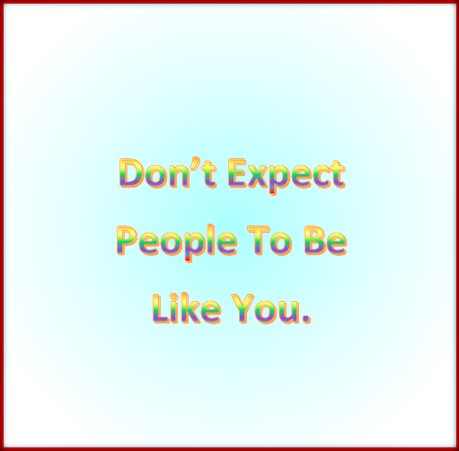 Managing your expectations 1