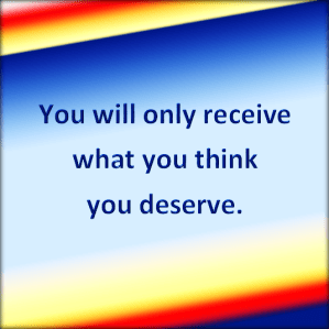 What you think of you is important.