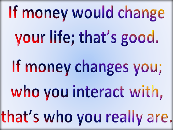 do not wait for money