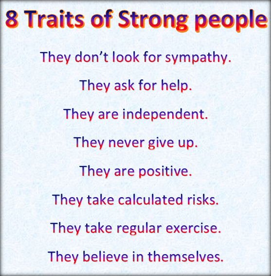 There are strong people everywhere.