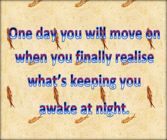 A good nights sleep is necessary.