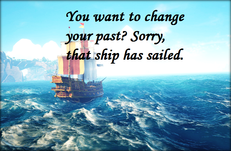That ship has sailed.