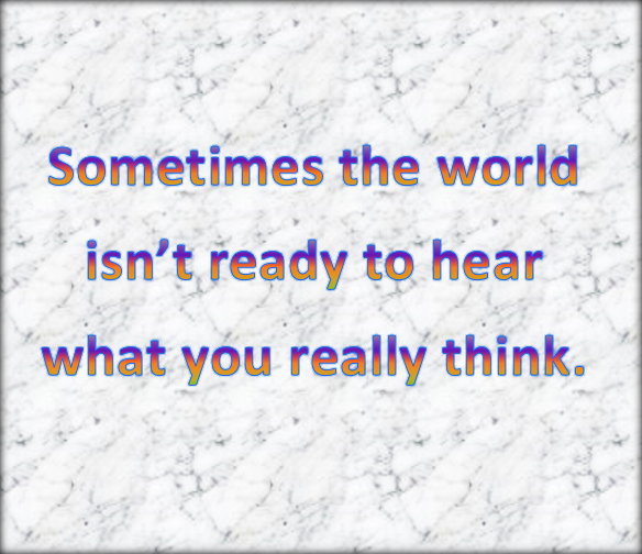 The world will not listen