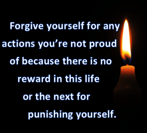 Only your enemies are rewarded when you punish yourself.