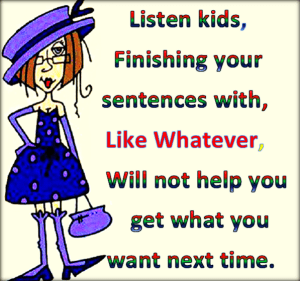 Kids do not realise, in life you have to learn how to lose gracefully.