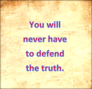 The person who always tells the truth is free from guilt.