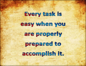 Put in the homework it eliminates the hard work