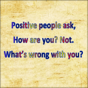 I am pasionate about being positive