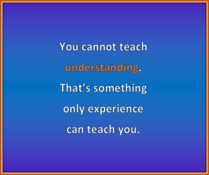 disappointment has to be experience to be understood