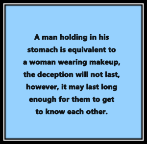 The mask will fall eventually