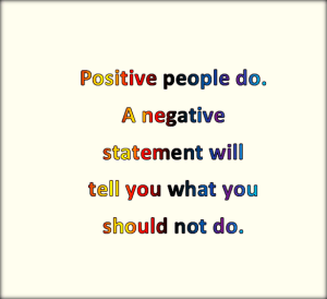 Concentrate on people who tell you what to do