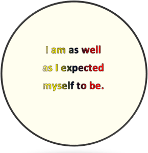 expect yourself to be the best you can be