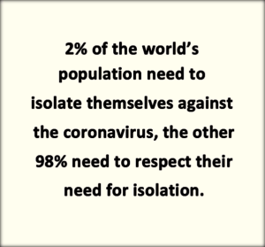 people with pre existing conditions need to be careful