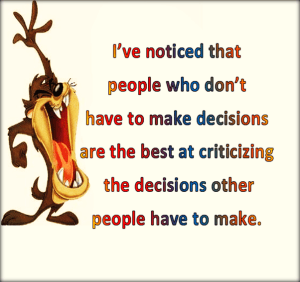 you cannot please every critic